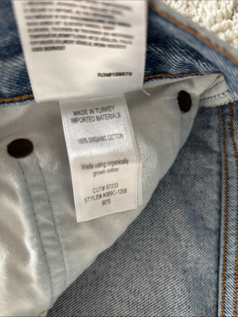Agolde Light Blue Distressed Boyfriend Jeans - Picture 5 of 5